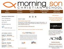 Tablet Screenshot of morningson.org